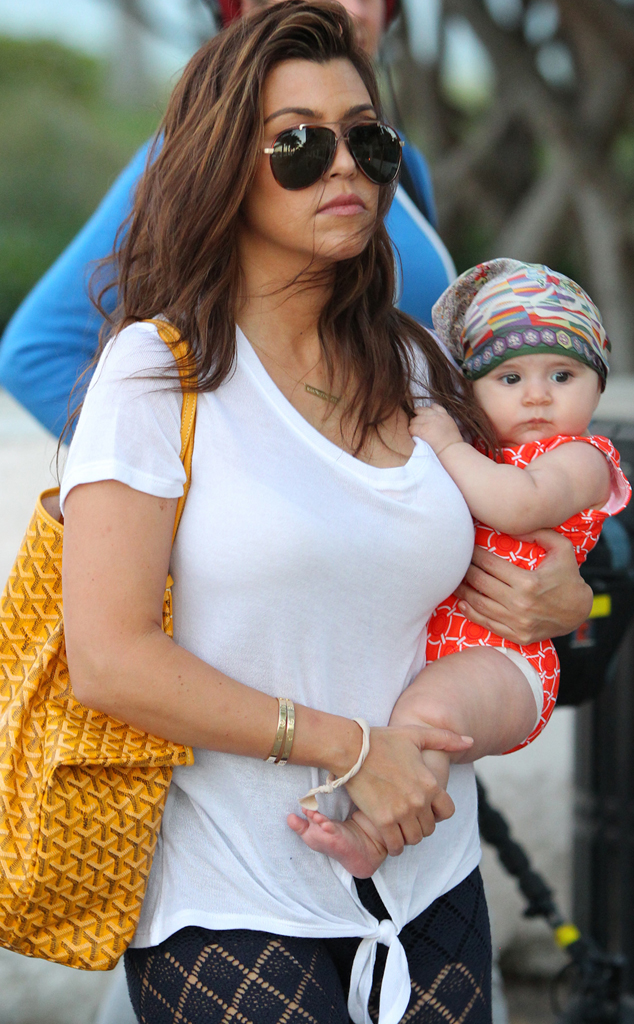 Kourtney Kardashian, Penelope Scotland Disick Kourtney Kardashian, Penelope Scotland Disick